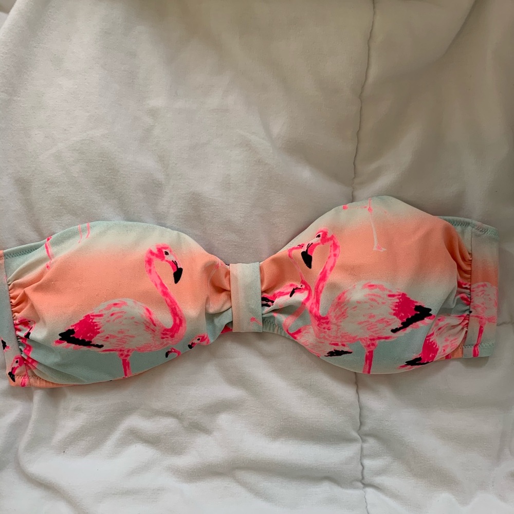 Victoria’s Secret PINK Flamingo Bikini Top Medium